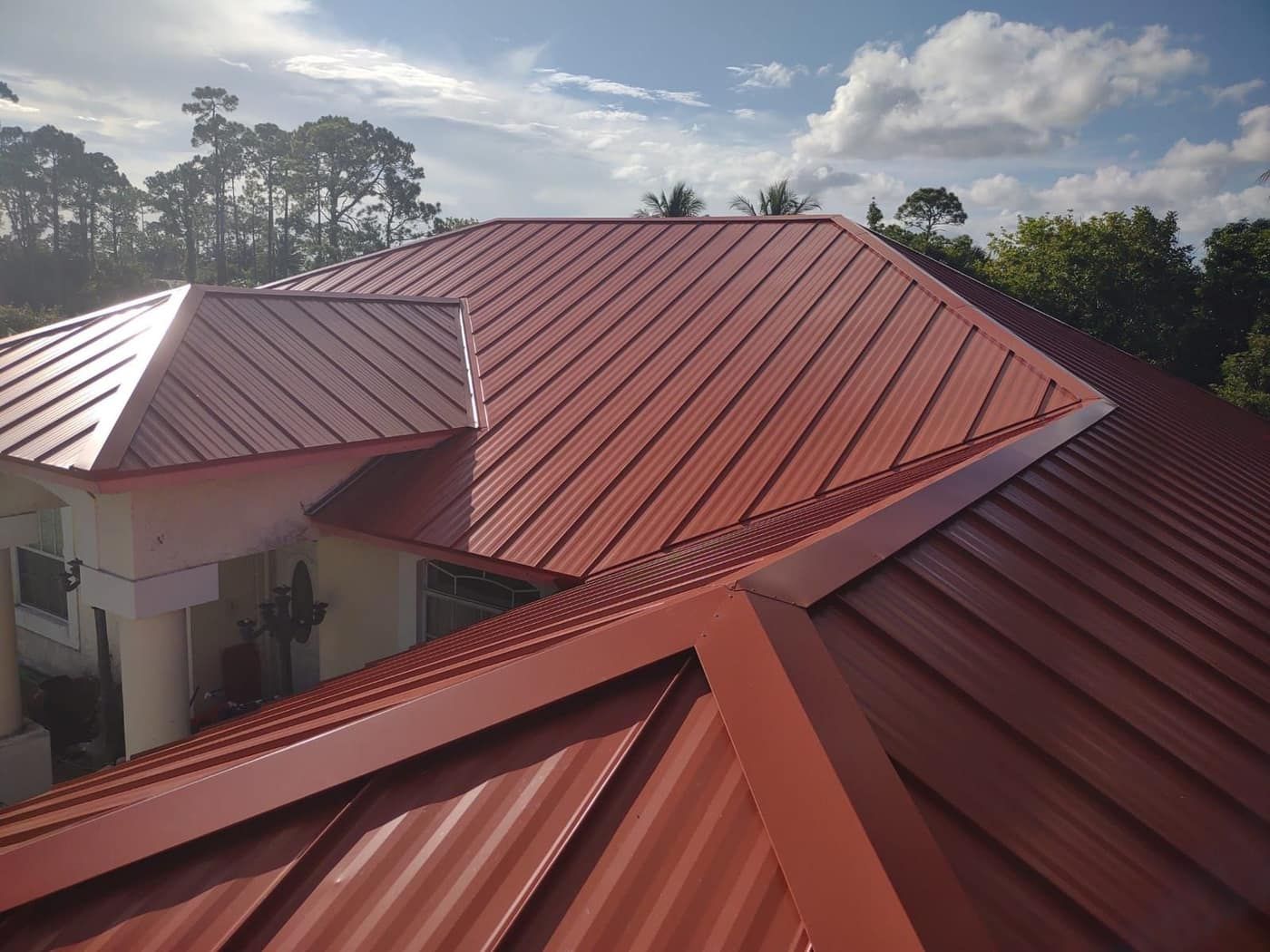 Copper Metal Roof